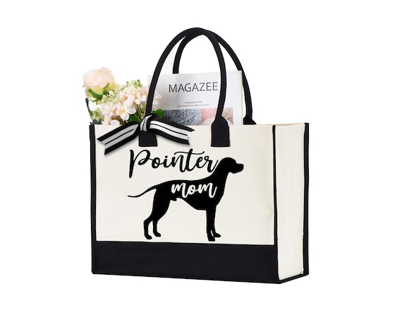 Pointer Dog Mom Tote Bag, Pet Lover Gift, Dog Lover Bag, German Shorthaired Pointer Bag, Pointer Lover Gift, Dog Lover Gift, Dog Owner Gift