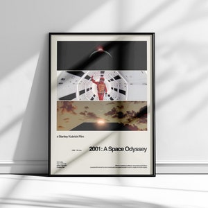 2001 A Space Odyssey, 2001 A Space Odyssey Poster, Stanley Kubrick Poster, Movie Poster, Modern Poster Print, 2001 Retro Poster