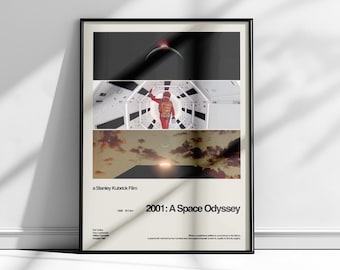 2001: Odisea del Espacio, Póster de 2001: Odisea del Espacio, Póster de Stanley Kubrick, Póster de película, Impresión de póster moderno, Póster retro de 2001