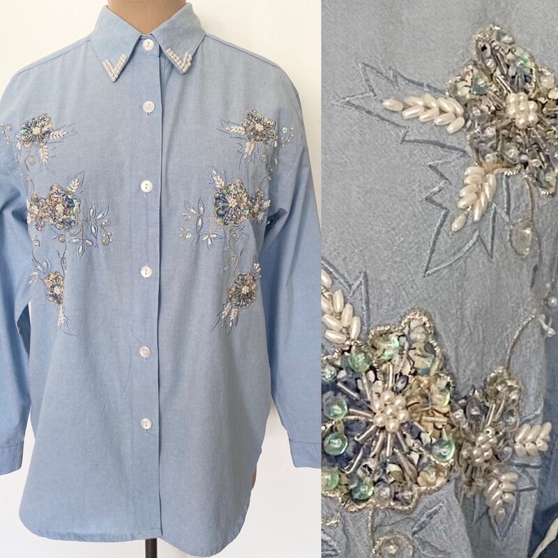 Illustration Embellished Shirt main image 0
