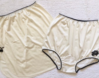 half panty set