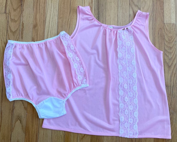 Vintage 60s-Inspired Babydoll Pajamas *Medium* PI… - image 1