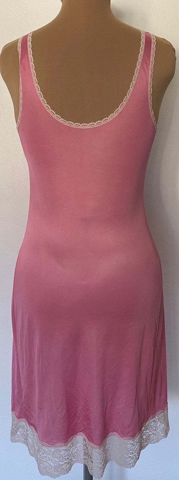 Vintage 60s Nylon Dress Slip *Size 34* SEARS Pink… - image 6