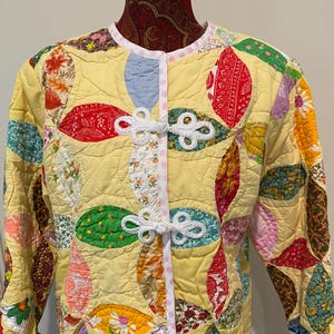 Handmade Vintage Quilt Jacket