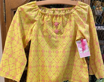 Handmade Girls Peasant blouse