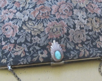 Vintage tapestry purse