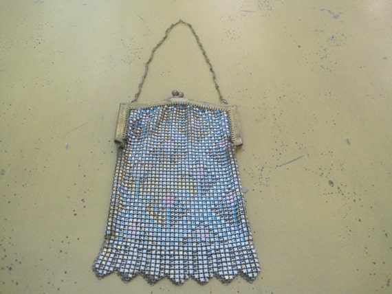 Vintage Art Deco Style Whiting And Davis Purse - image 1