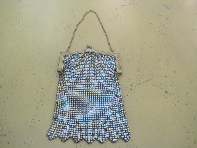 Vintage Art Deco Style Whiting And Davis Purse image 1