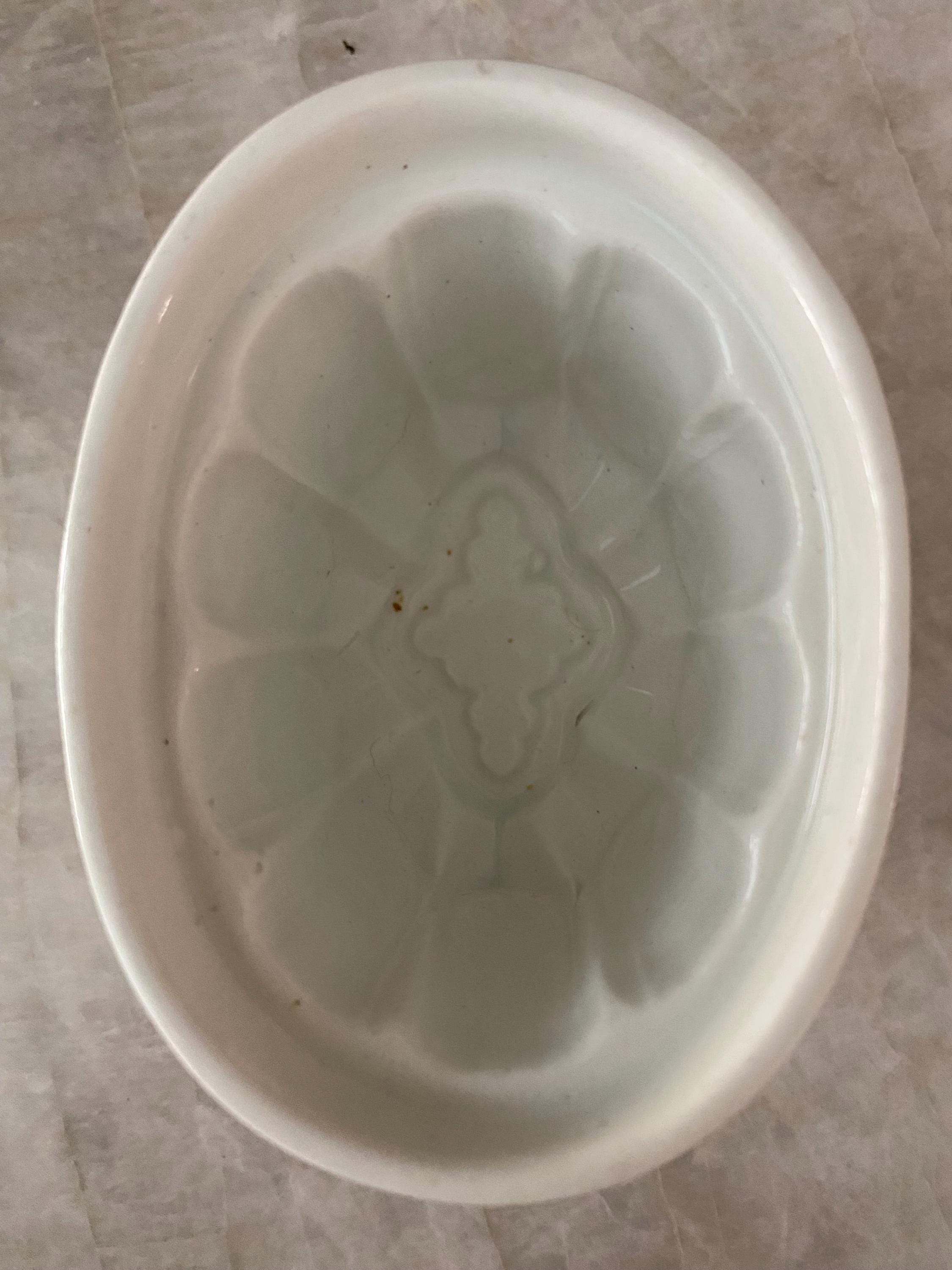 Vintage White Mini Stoneware Mold - Etsy
