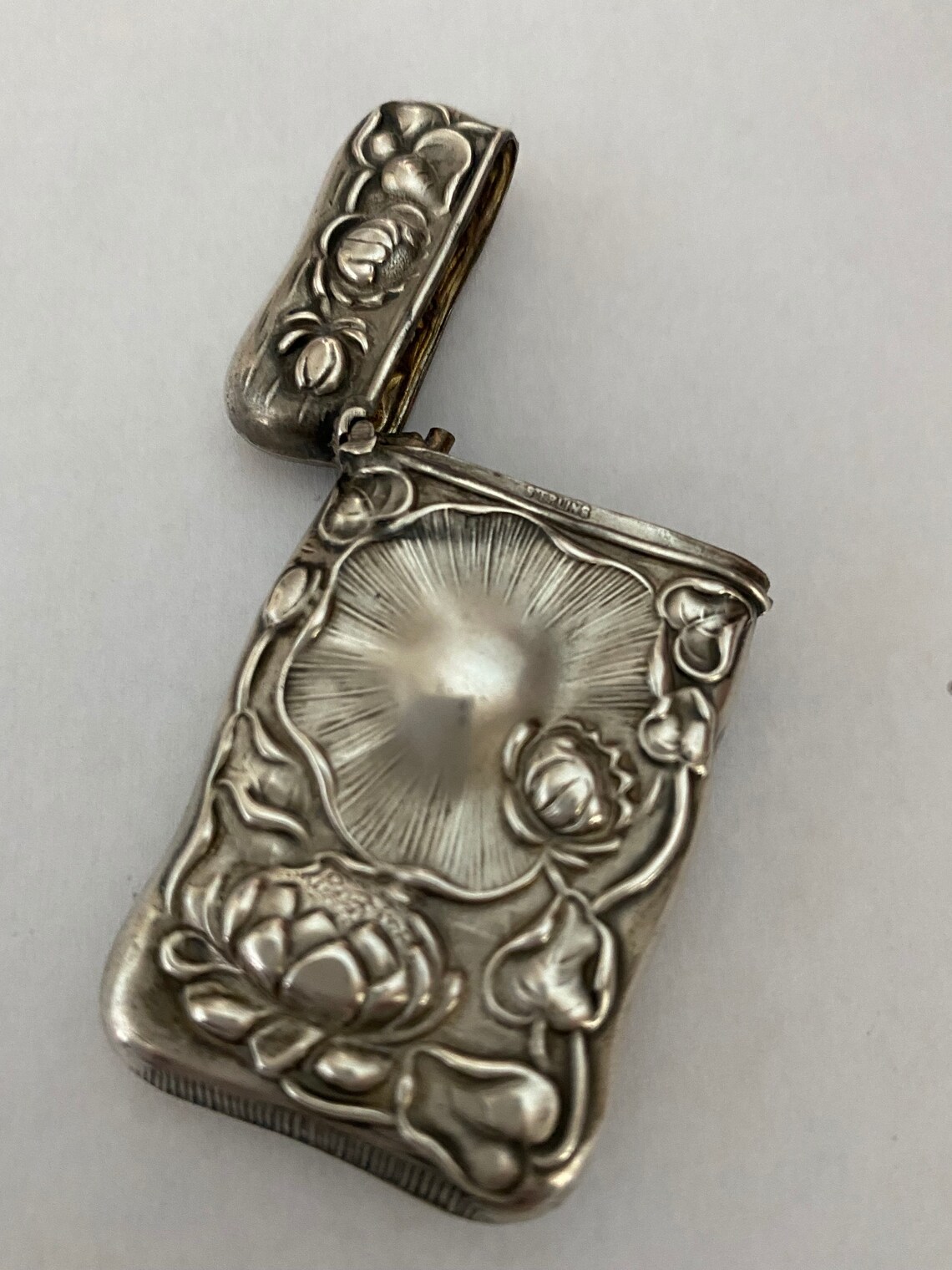 Victorian Sterling Art Nouveau Match Safe - Etsy