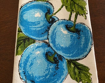 Vintage Printed Linen Tea Towel