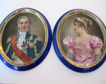 Vintage Hand Painted Porcelain plaques