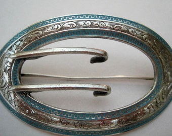 Vintage Scottish Sash Buckle Pin