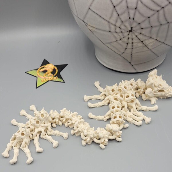 W WIDMANN MILANO Fledermaus Skelett Deko - Gruselige Halloween Dekoration 30cm