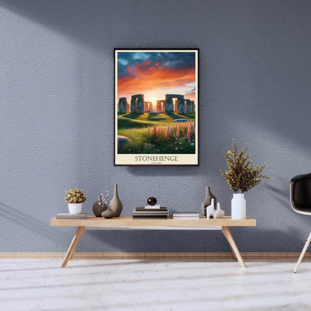 ストーンヘンジ、サークル・オブ・エイジズ、ポスター、プリント