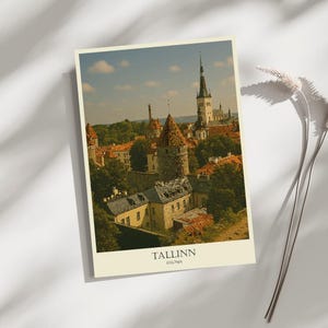 Tallinn, Estonia, Travel, Poster, Print, Art, Home Décor, Wall-Art - A4, A3, A2 Sizes - Gift For Loved ones (Made to Order)