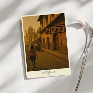 Aligarh, India, Travel, Poster, Print, Art, Home Décor, Wall-Art - A4, A3, A2 Sizes - Gift For Loved ones (Made to Order)