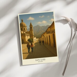 San Luis, Argentina, Travel, Poster, Print, Art, Home Décor, Wall-Art - A4, A3, A2 Sizes - Gift For Loved ones (Made to Order)