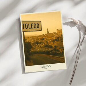 Toledo, Spain, Travel, Poster, Print, Art, Home Décor, Wall-Art - A4, A3, A2 Sizes - Gift For Loved ones (Made to Order)