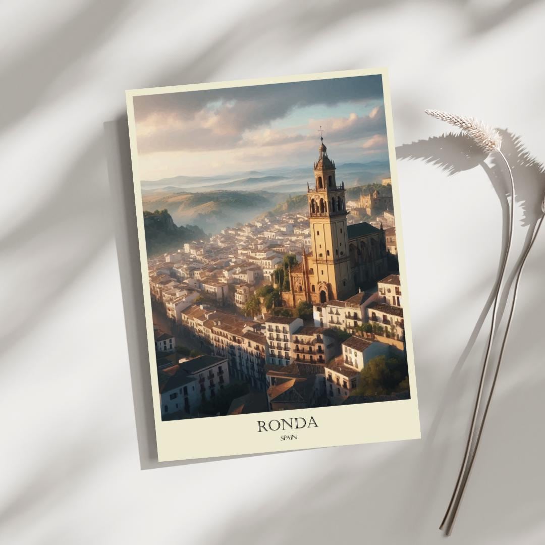 ronda-spain-skyline-travel-poster-print-art-home-d-cor-wall-art