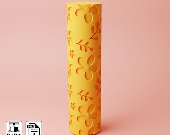 Spring Texture Roller | Flower Texture Roller | Spring Flower #3 Polymer Clay Seamless Texture Roller | Digital File STL Clay Texture Roller