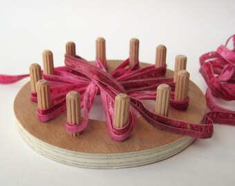 flower loom kit, diy fabric flowers, craft kit, how to make fabric flowers