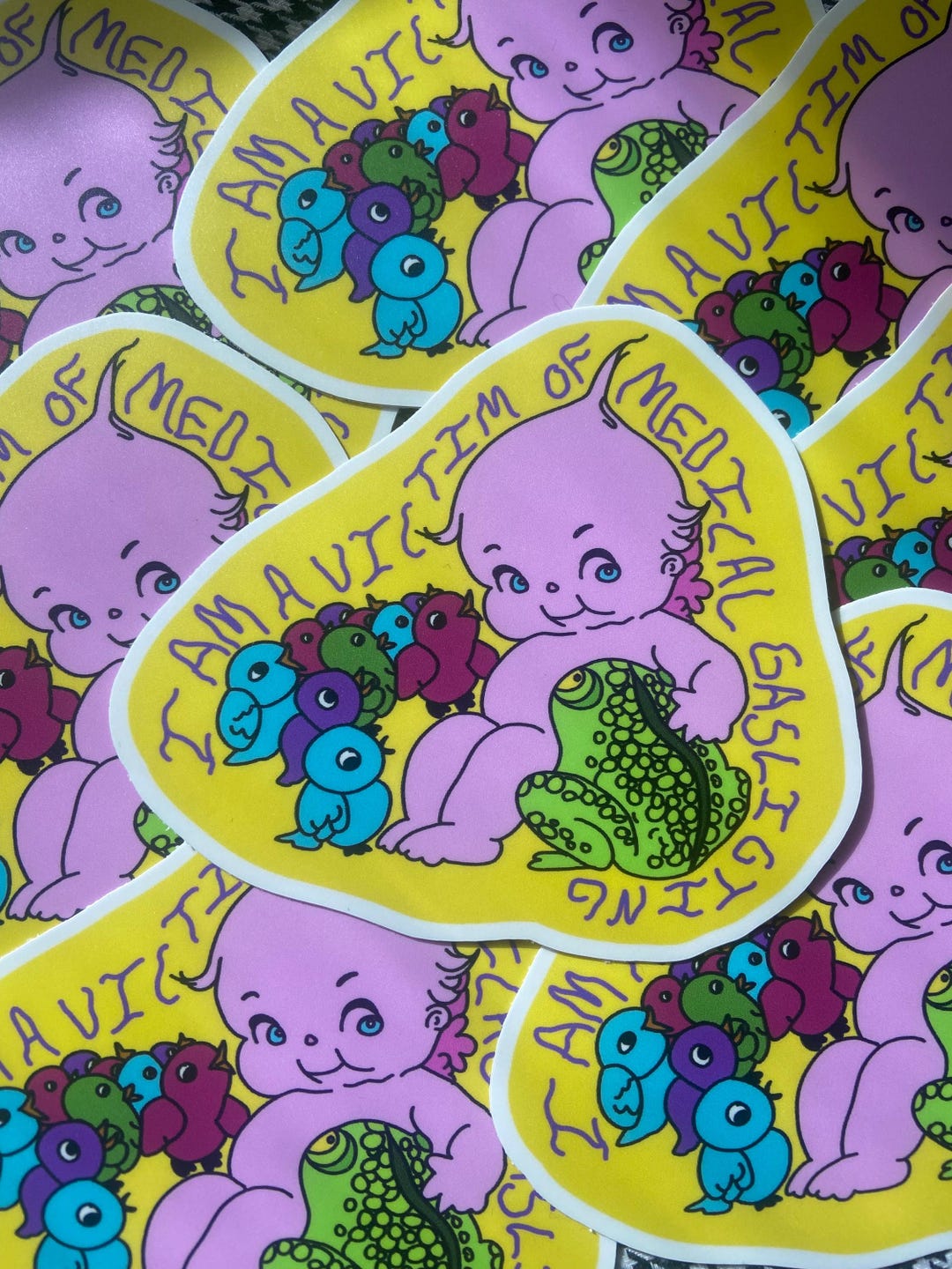 Victim Sticker Victim Sticker (2 Variations) - Etsy