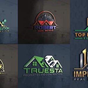Real Estate Logo, Logo Design, Business Logo, Custom Logo Design