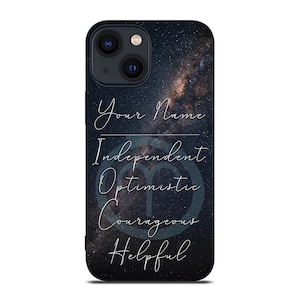 Personalized Aries Phone Case | Custom Made Zodiac iPhone 16 15 14 13 12 11 Pro Max Samsung Galaxy Google Pixel Case