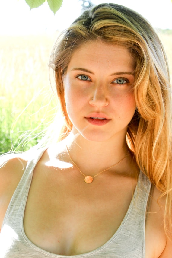 Constellation necklace - dainty gold necklace - constellation jewelry - orion necklace - gold disc necklace - star sign - astrology jewelry