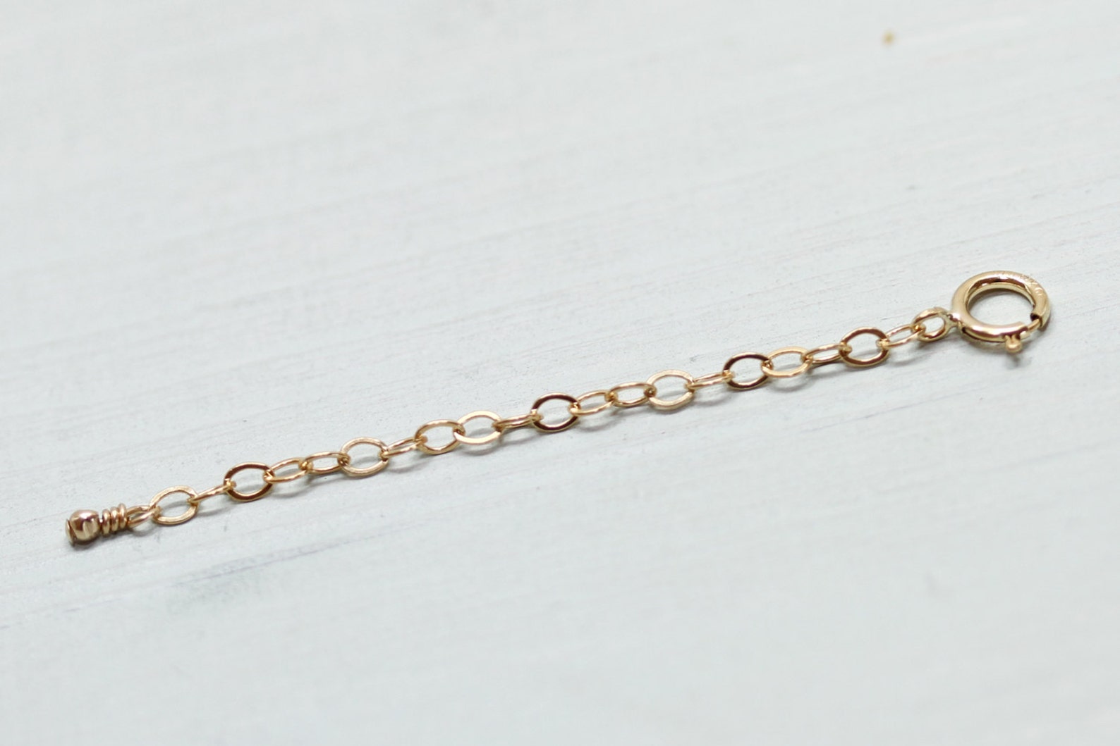 Gold Chain Extender Necklace Extender Gold Necklace Etsy