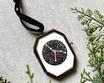 Custom Zodiac Ornament - Astrology Constellation Ornament - Hand Painted Watercolor Galaxy Art - Gift Idea for Teen