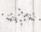 Party Confetti - Silver Wedding Decor - Hand Cut Confetti - Glitter Confetti - Modern Wedding Decor - Photo Props - Table Decor - Gray Decor