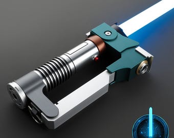 Sable de luz Ezra Bridger V1 - Réplica de sable de luz, artículo de colección de Star Wars, regalo para fans y cosplayers, diseño realista, RGB, Xeno, Proffie