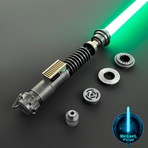 Luke Skywalker Ep6 Weathered Lightsaber - Replica, Star Wars Collectible, Gift for Fans & Cosplayers, Realistic Design, RGB, Xeno, Proffie