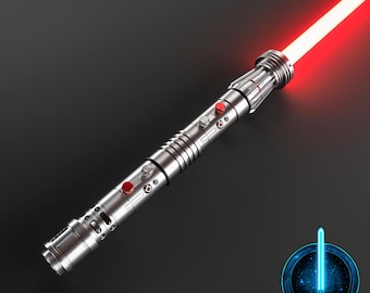 Darth Maul V1 Lightsaber - Lightsaber Replica, Star Wars Collectible, Gift for Fans & Cosplayers, Realistic Design, RGB, Xeno, Proffie