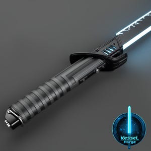 Darksaber V2 - Lichtschwert Replika, Star Wars Sammlerstück, Geschenk für Fans & Cosplayers, Realistisches Design, Xeno, Proffie