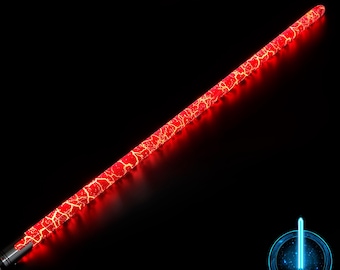 Neopixel or RGB Blade - "Cracked" - Vibrant LED Lightsaber Blade with Color Changing Effects - Perfect for Cosplay & Collectors