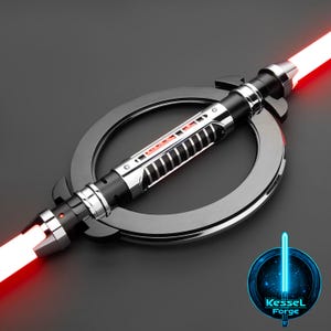 Inquisitor Dual Lightsaber - Lightsaber Replica, Star Wars Collectible, Gift for Fans & Cosplayers, Realistic Design, RGB, Xeno, Proffie