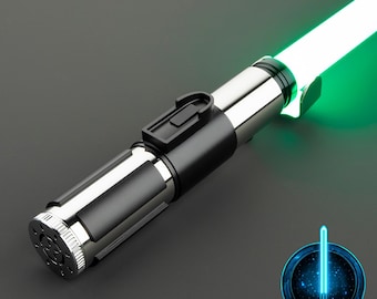 Yoda Lightsaber - Lightsaber Replica, Star Wars Collectible, Gift for Fans & Cosplayers, Realistic Design, RGB, Xeno, Proffie