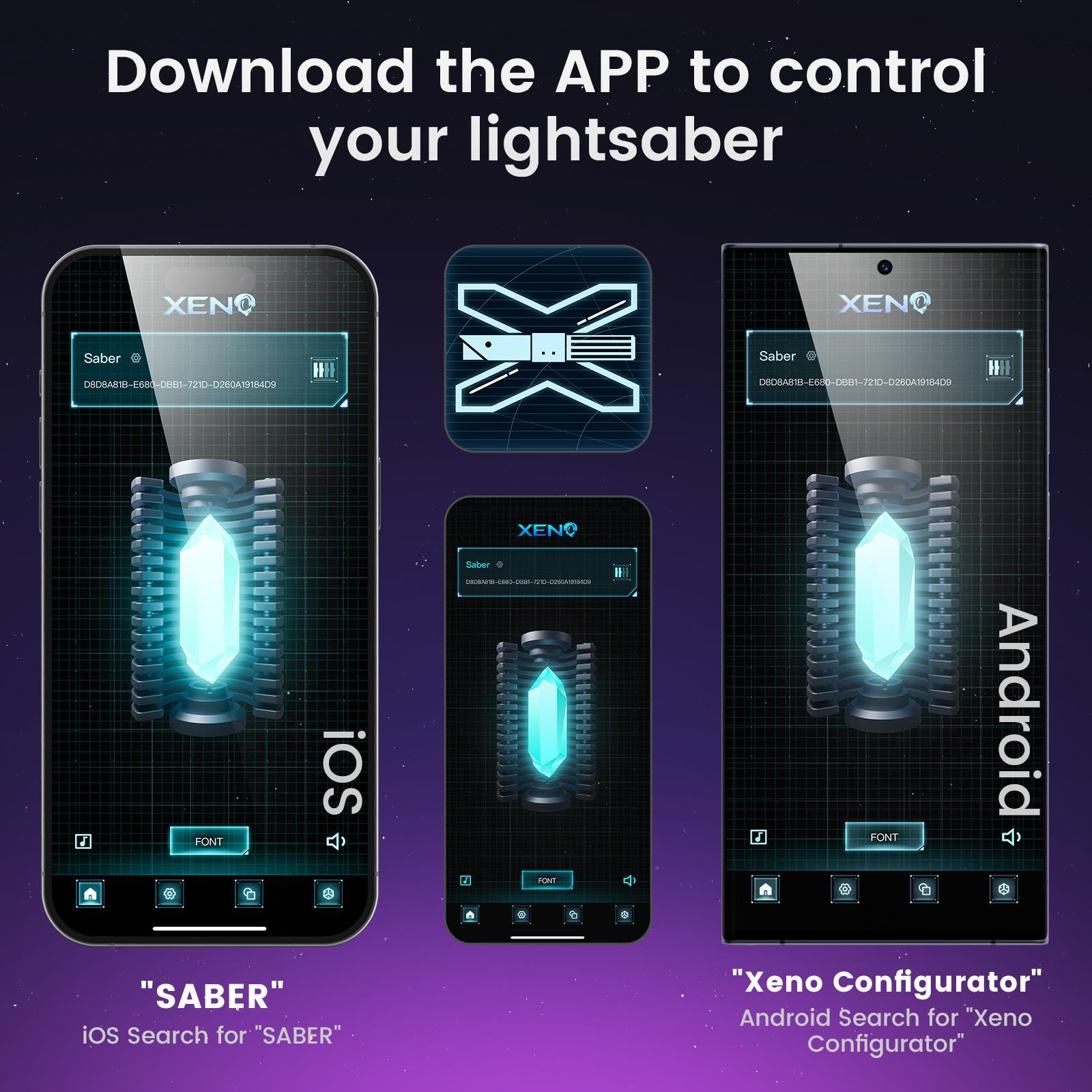 メイス・ウィンドゥ ライトセーバー - ライトセーバー レプリカ