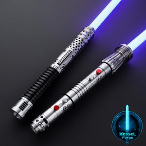 Darth Maul V2 Dual-Saber - Lightsaber Replica, Star Wars Collectible, Gift for Fans & Cosplayers, Realistic Design, RGB, Xeno, Proffie