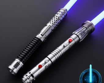 Darth Maul V3 Dual-Saber - Lightsaber Replica, Star Wars Collectible, Gift for Fans & Cosplayers, Realistic Design, RGB, Xeno, Proffie