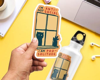Pro-Solitude Sticker, Large 4in Vinyl Sticker