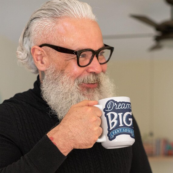 Dream Big Fart Loud Mug - Etsy