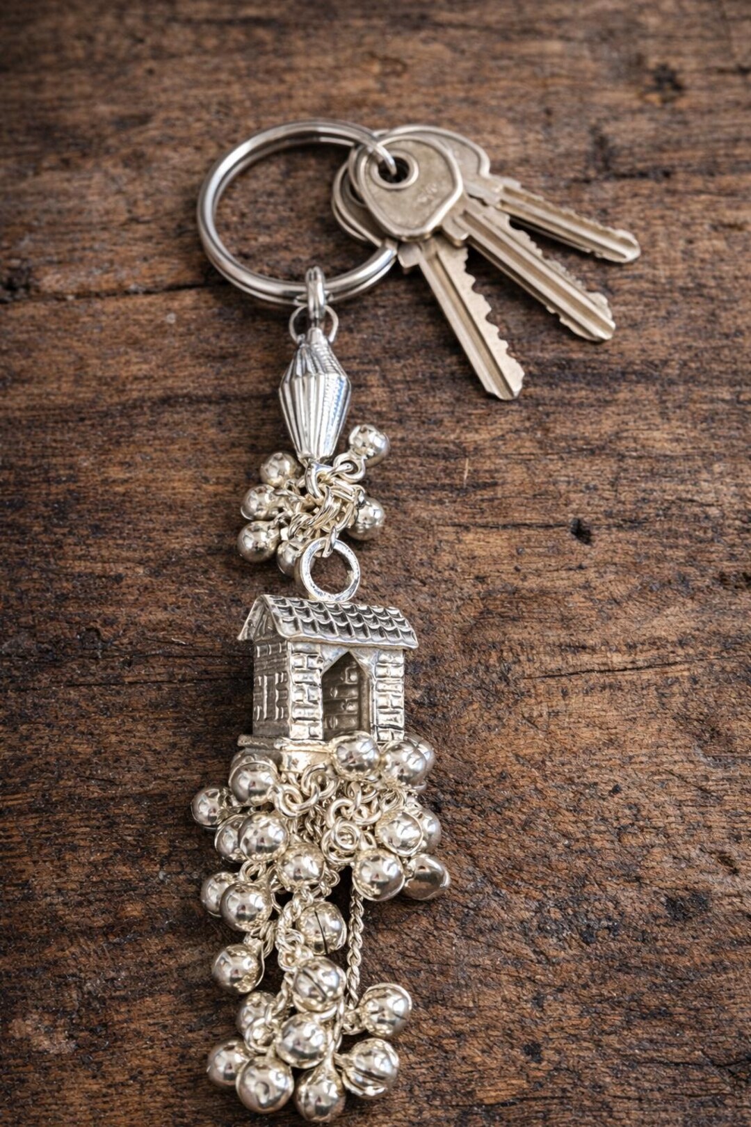 Silver House Keychain | New Home Housewarming Gift | Unique Keychain ...
