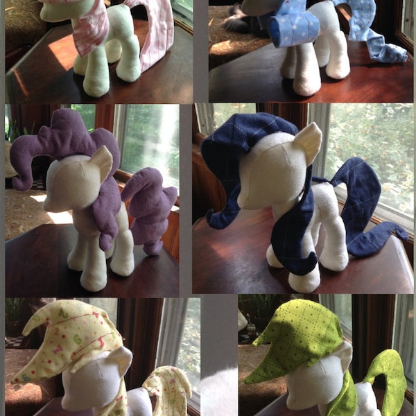 Mane and Tail Pattern Sets (Plushie, Stuffed Toy, digital PDF)