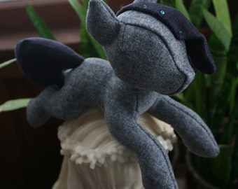 Beanie Pony Sewing Pattern with Unicorn Horn and Pegasus Wings (Plush, Plushie, Stuffed Toy, digital PDF)