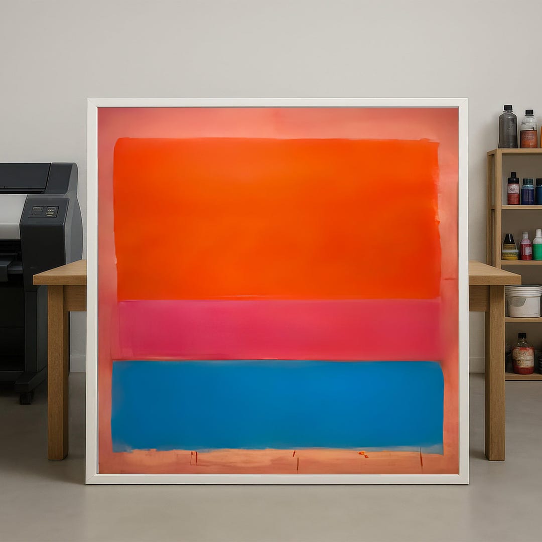 Colorblock Mark Rothko Mark Rothko No.151 Canvas Wall Art, Abstract Color Block Painting ...
