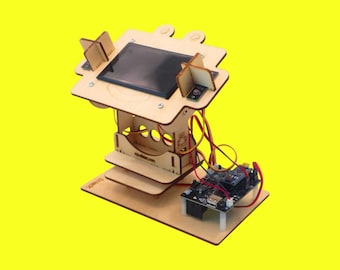 Solar Powered Robot STEM Kit: DIY Educational Toy for Kids